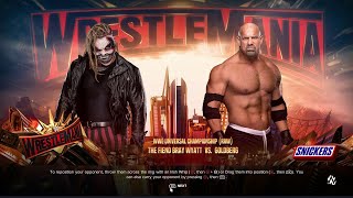 WWE 2K24 FULL MATCH — The Fiend vs Goldberg — WWE Universal Title Match [upl. by Quartis]