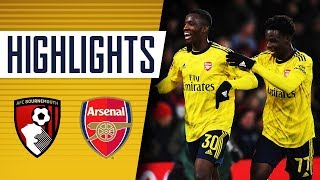 HIGHLIGHTS  Bournemouth 12 Arsenal  Emirates FA Cup [upl. by Karil650]