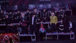 190106 방탄소년단 BTS Reaction to 스트레이키즈 Stray Kids quotBANG BANG BANGquot [upl. by Aniar408]