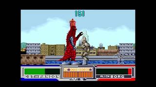 Ultraseven Tournament Fighter quotReconstructed Pandon vs Alien Borgquot [upl. by Patin375]