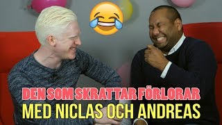 DEN SOM SKRATTAR FÖRLORAR 24  TORRA SKÄMT OCH ORDVITSAR MED NICLAS OCH ANDREAS [upl. by Siram]