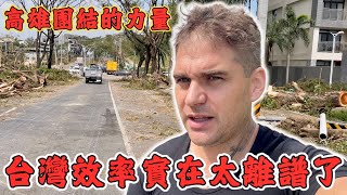 台灣效率實在太離譜了！｜在危難時刻高雄團結一致｜一天以內路都通了！ ｜ 高雄 [upl. by Nauaj278]