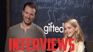 Chris Evans and Mckenna Grace  Gifted Interview [upl. by Ranson]