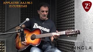 GUITARRA ACUSTICA 12 CUERDAS APPLAUSE AAJ961 [upl. by Tan]