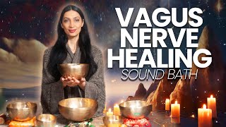 Vagus Nerve Reset  Healing Frequency  Sound Bath Meditation [upl. by Baggett]