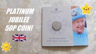 Platinum Jubilee 50p Coin PLATINUMJUBILEE [upl. by Norreg]