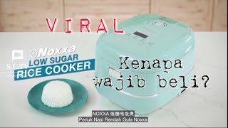 INFO LOW SUGAR RICE COOKER NOXXA AMWAY  CARA GUNA [upl. by Semela]