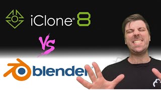 iClone8 vs Blender Animation Controls [upl. by Anitsirhc]