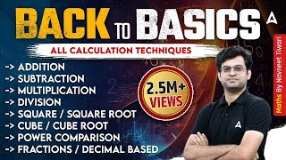 All Calculation Tricks in One Video  Master Addition Subtraction Multiplication SquareCube Root [upl. by Cuhp]