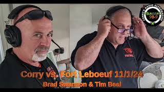 Channel 989 Sports Stream 110124 Corry vs Fort Leboeufy  Varsity Football [upl. by Grieve741]