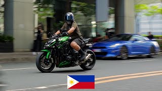 4K Kawasaki Z1000R  Ducati Corse  Harley Davidson  BMW  Big Bike Spotting in BGC 2 sportsbike [upl. by Ahsoek]