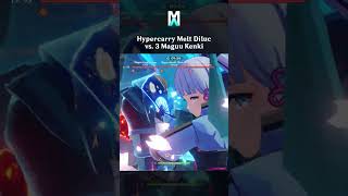 Hypercarry Melt Diluc vs 3 Maguu Kenki  Genshin Impact [upl. by Alrzc]