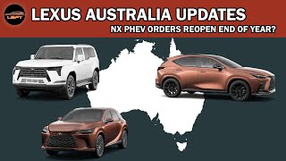 Lexus Australia Updates  NX450h orders reopen soon [upl. by Anifur]