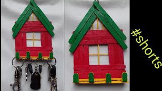 Ice cream Stick Craft  Key holder making idea [upl. by Mirabel836]