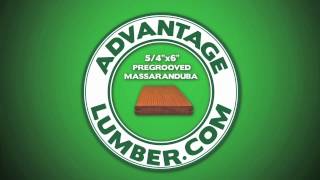 Pregrooved Advantage Massaranduba™ Decking  A True Brazilian Redwood [upl. by Mayne159]