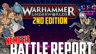 Zarbags Gits VS Farstriders NEW WARSCROLLS  Warhammer Underworlds Embergard Battle Report [upl. by Eissej]