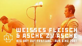 Rammstein  Weisses Fleisch amp Asche Zu Asche Big Day Out Festival 2001 [upl. by Gyasi]