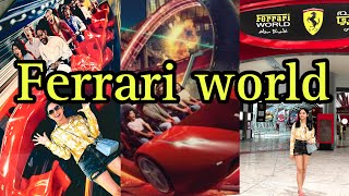 Ferrari World 🏎️ FULL TOUR  Worlds Fastest Roller Coaster  ABUDHABI [upl. by Anitsirk836]