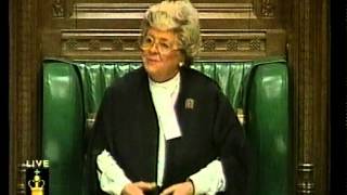 House of Commons  Betty Boothroyd  I have not finished this yet [upl. by Esil608]