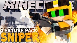 SNIPER TEXTURE PACK en SKYWARS  Minecraft [upl. by Arimaj]