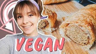 Vegan worstenbroodjes maken  Kook met mij  Basimella [upl. by Tatman]