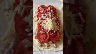 SIMPLE but VERY TASTY PIE with CHICKEN CHEESE and TOMATOES [upl. by Donal663]