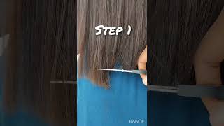 split hair cutting at home makeupbyArpita [upl. by Nanaek]