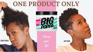 WASH amp GO  THE DOUX  BIG POPPA GEL  TUTORIAL  REVIEW [upl. by Aihsi]