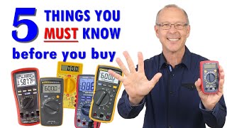 Best Multimeter  5 factors to help you choose the right meter for you [upl. by Noryb]