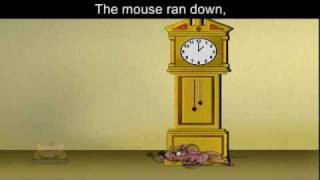 Hickory Dickory Dock with Lyrics  Nursery Rhyme‬ [upl. by Estevan]