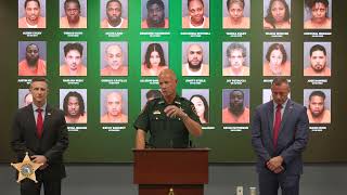 Press Conference 12623 Sheriff Gualtieri Discusses quotOperation Dirty Inkquot [upl. by Regan]