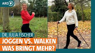 Walken oder Joggen Was ist effektiver und was hilft beim Abnehmen  ARD Gesund  Dr Julia Fischer [upl. by Llebanna]