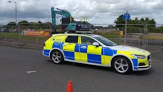 Accident at Westfield Roundabout Falkirk District Scotland UK [upl. by Audrie]