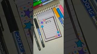 Front page design bts btsdesignbtscraft art diycraftdiybtsapt [upl. by Euqram196]