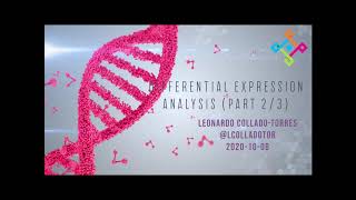 20201006 Differential Expression Analysis  Part 23 [upl. by Sudaorb]