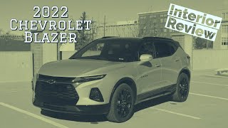 2022 Chevrolet Blazer interior walkthrough [upl. by Neibart]