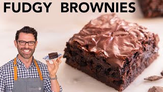 The BEST Fudgy Brownie Recipe [upl. by Llehcam980]