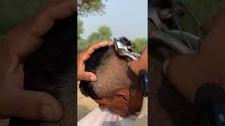 Asmr haircut with old barber classicshaving asmrhaircut haircut hairsalon shaving shavers [upl. by Apilef]