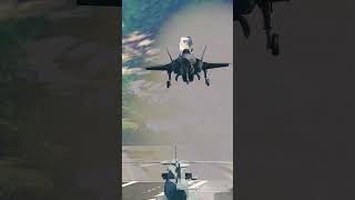 USA Jet Fighter F35 have Engine Fire landing on Carrier [upl. by Ailsun]