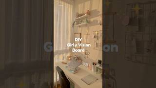 DIY Girly Vision Board  Make Your Own Vision Board [upl. by Ateuqram]