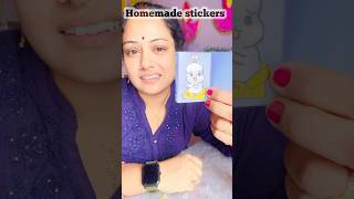 Homemade Rabbit stickers for kids satisfying shorts kids [upl. by Lilli]