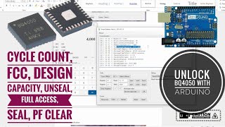 Using ARDUINO UNO Rewrite BQ4050ROMquot Laptop battery data retrieval  BMS HACK [upl. by Lyrad822]