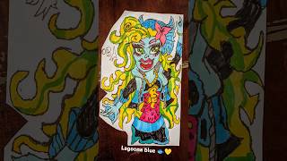 Lagoona blue🐟💛 lagoonablue monsterhigh artwork movie animation funny octobervibes halloween [upl. by Elreath255]