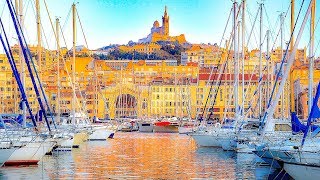 A Walk Around the Old Port of Marseille Vieux Port Marseille France [upl. by Chapa]