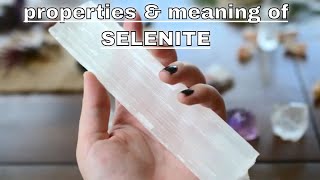 Selenite Meaning Benefits and Spiritual Properties [upl. by Haelhsa]