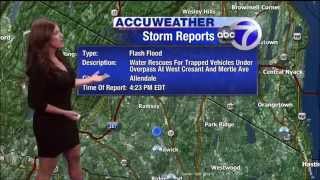 Amy Freeze and her Gorgeous Frame ABC7 Weather Girl [upl. by Haeel]