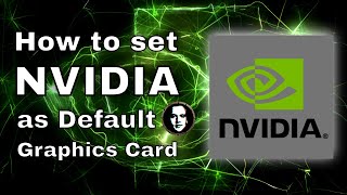 How to set NVIDIA as default graphics card for Windows 10 computers and laptops  2024 Tutorial [upl. by Aztiraj]