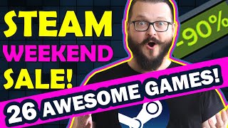 Steam Weekend Sale 26 Awesome Discounted Games [upl. by Salangi]