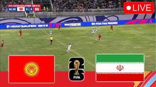 🔴 KYRGYZTAN VS IRAN LIVE  Asian World Cup Qualifiers 2425 Full Match Stream Video Game PES 2021 [upl. by Inele]