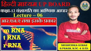 🔴L06 वंशागति का आण्विक आधारRNA तथा इसके प्रकार BY SHUBHENDRA SIR [upl. by Melvena607]